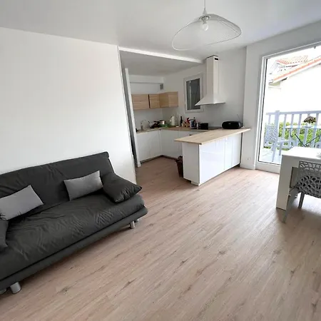 T2 Renove Avec Balcon, Parking Prive, A 2 Pas Des Plages De Pour 4 Personnes - Fr-1-239-1071